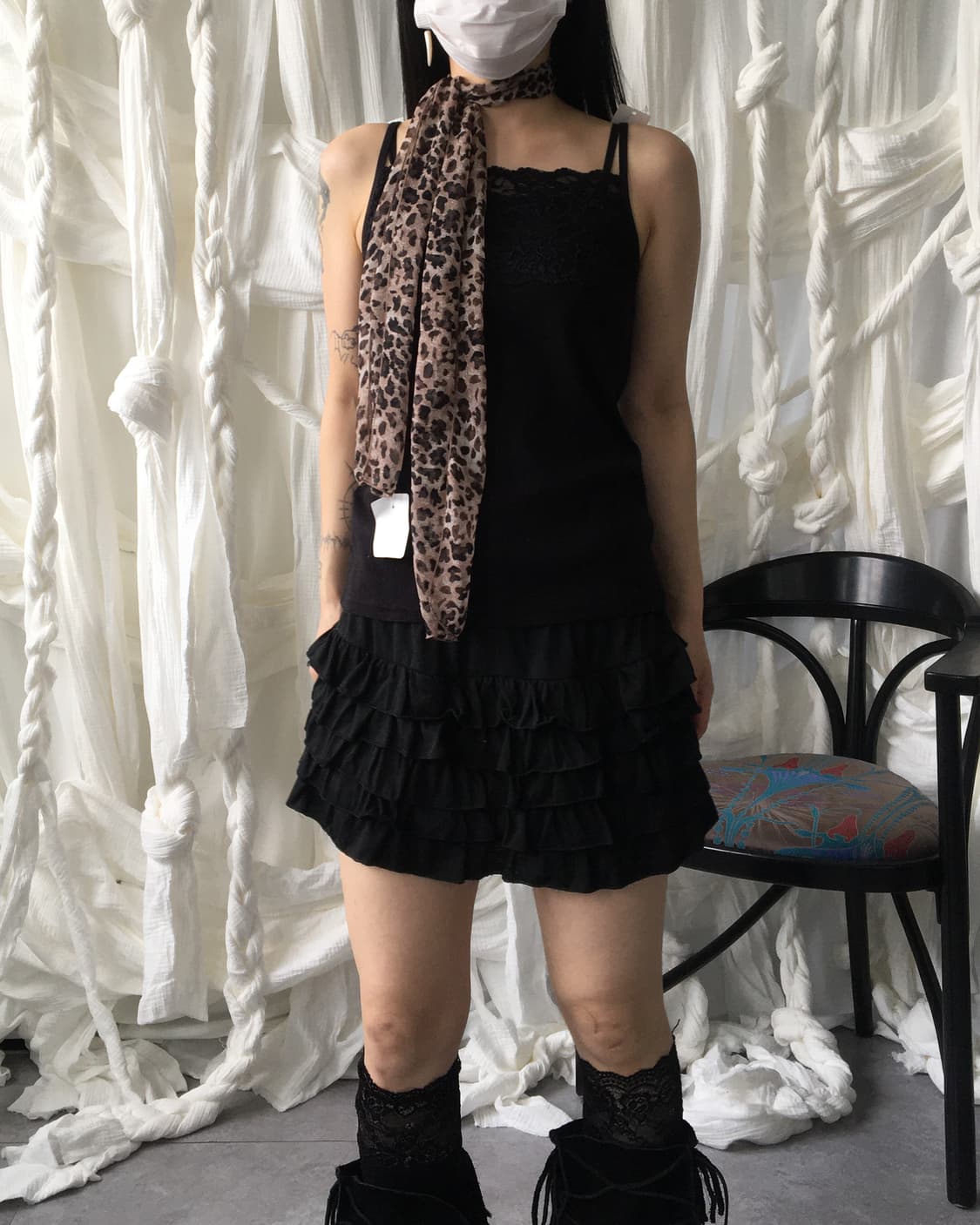  leopard pattern scarf 상품이미지3