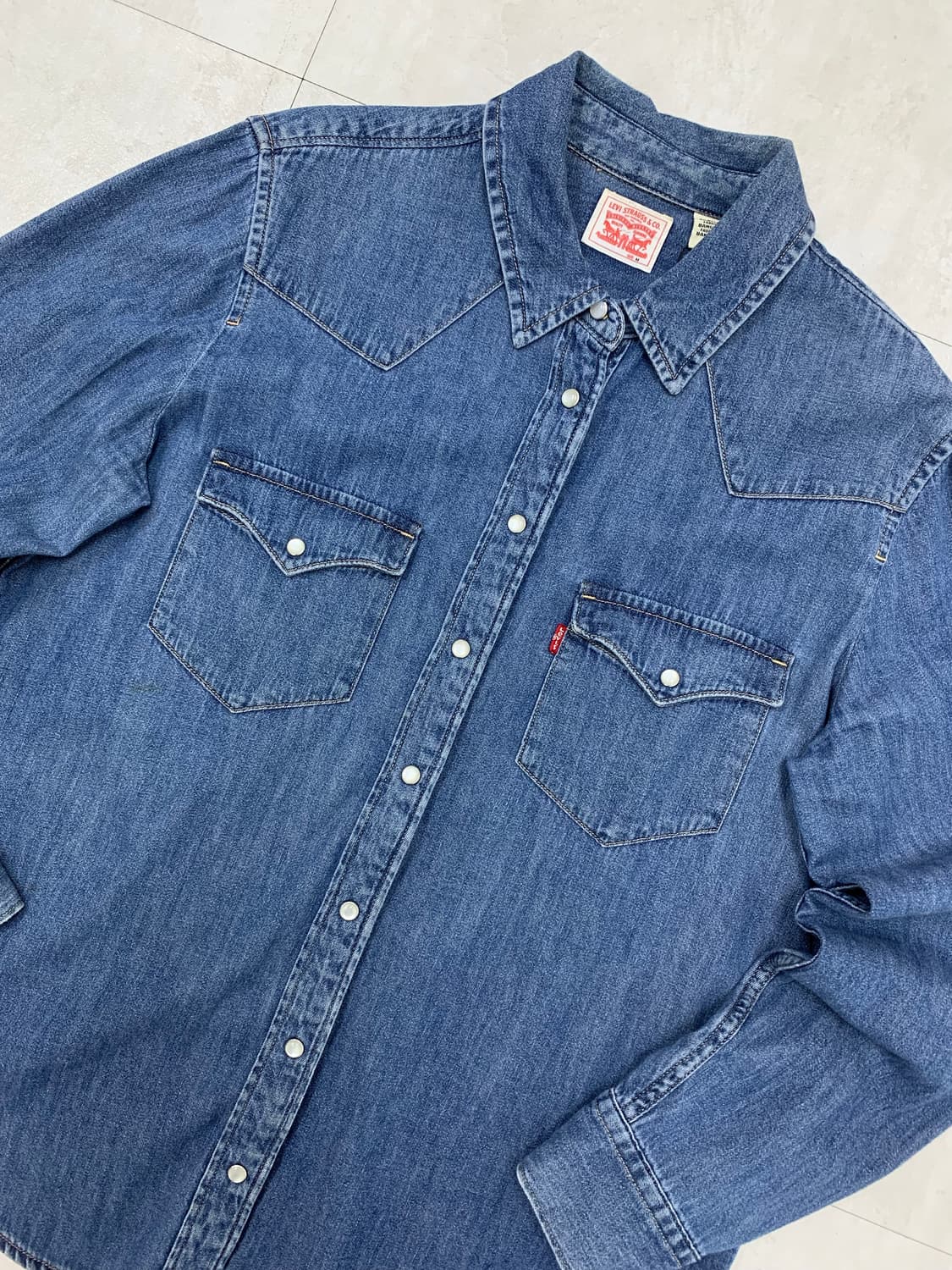 리바이스 데님 셔츠 #681 상품이미지2