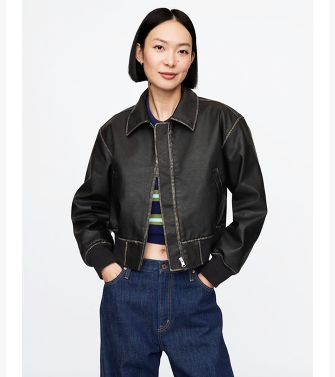 GAP - 24FW LEATHER JACKET 상품이미지2