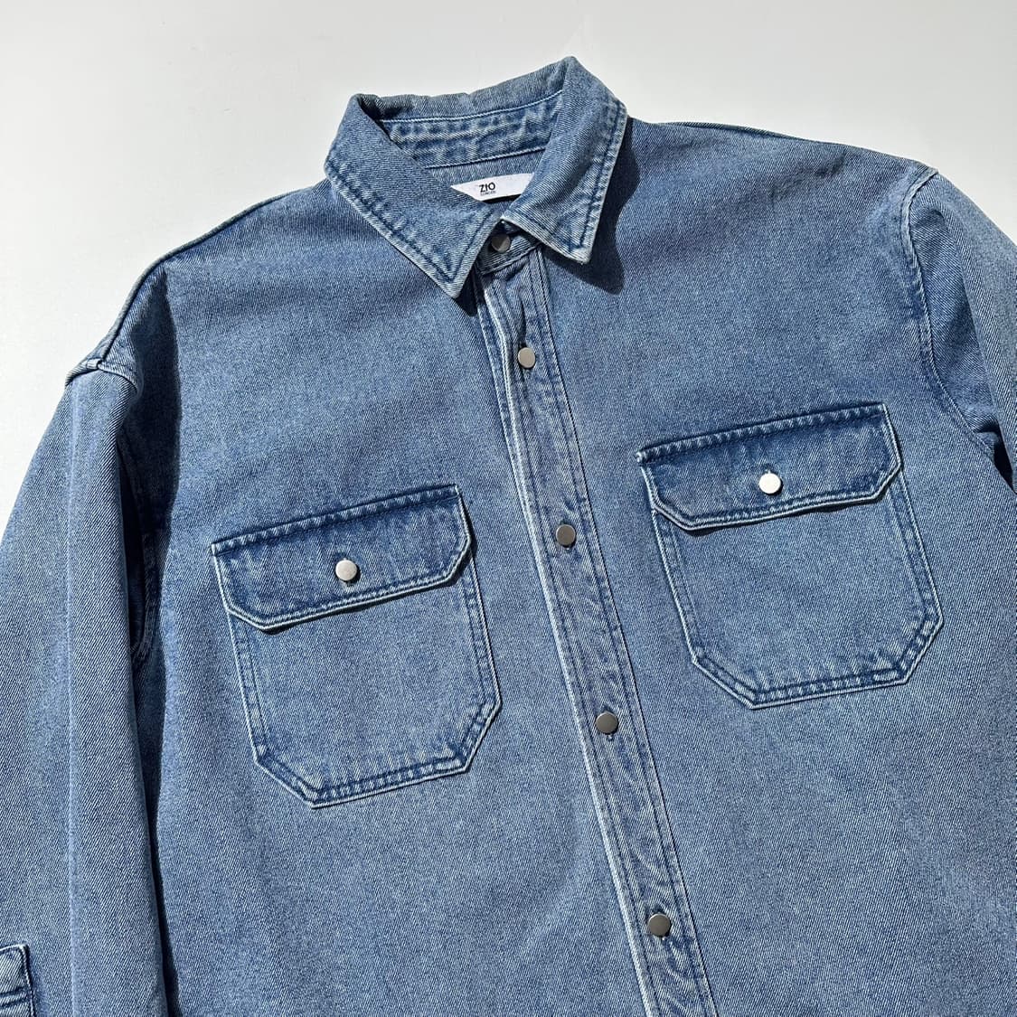 지오송지오 데님 셔츠 상품이미지3