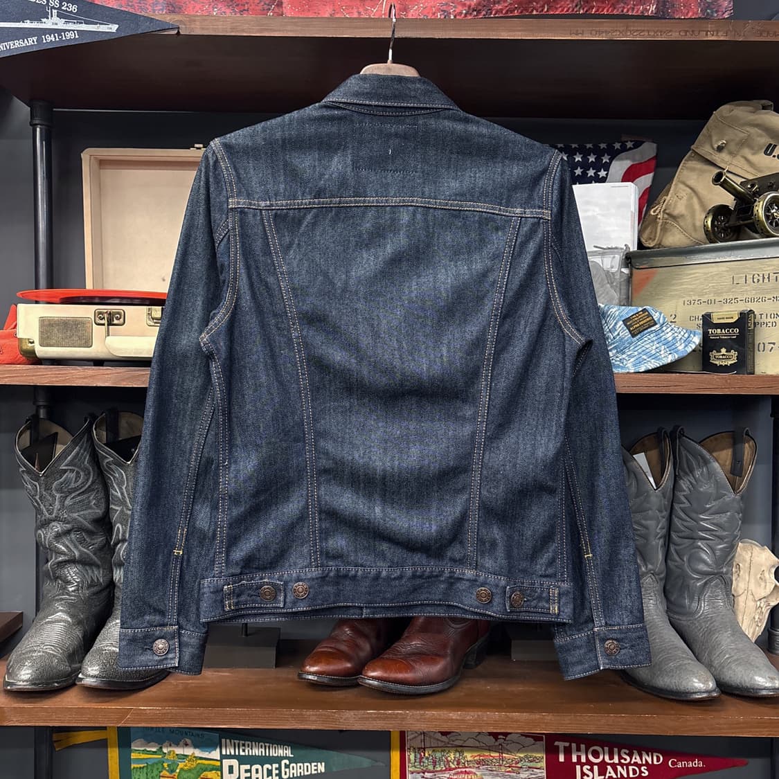 에드윈 46289 타입3 원워시 리지드 데님 트러커 자켓 N1089 상품이미지2