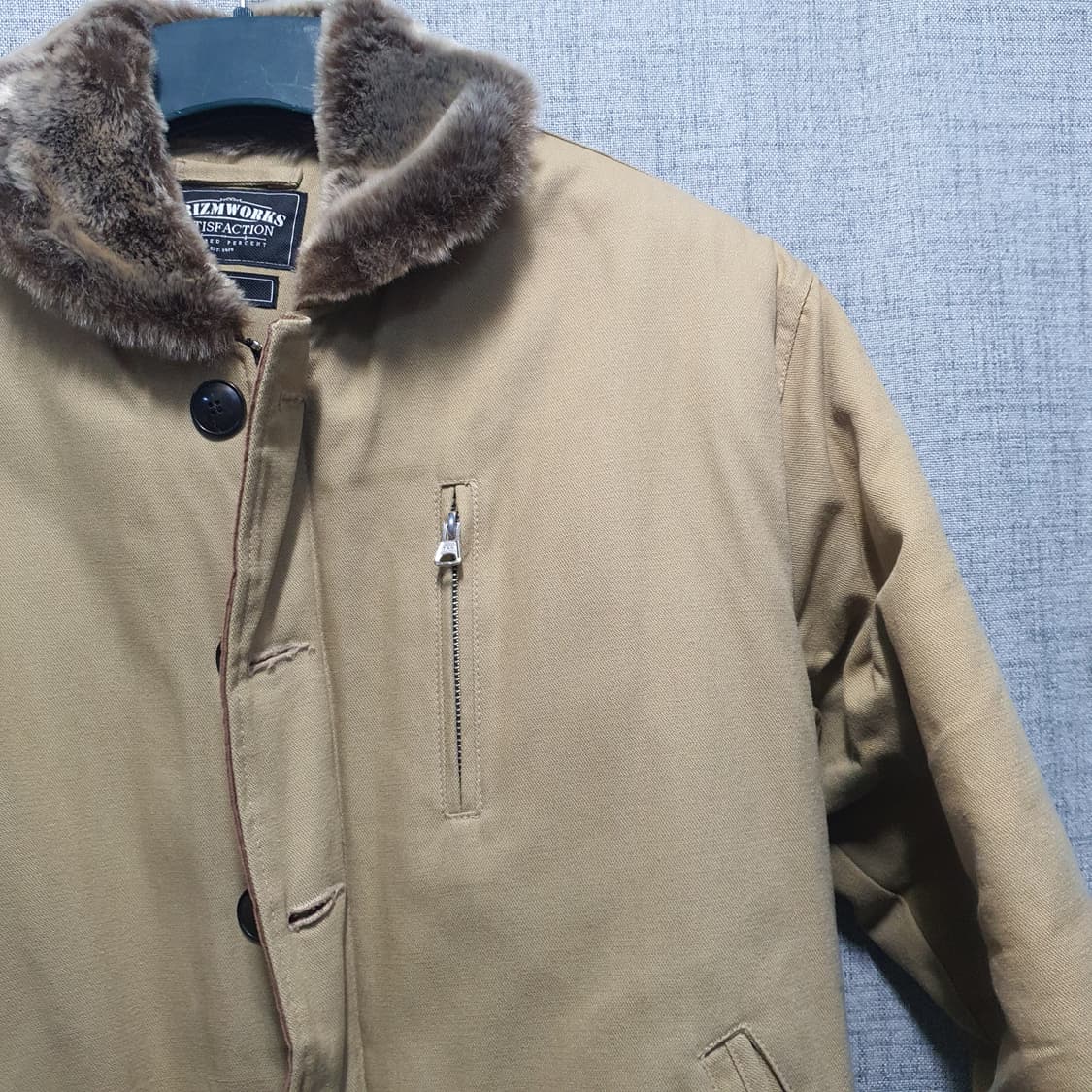 프리즘웍스 남성 안감 누빔  덱 자켓  상품이미지5