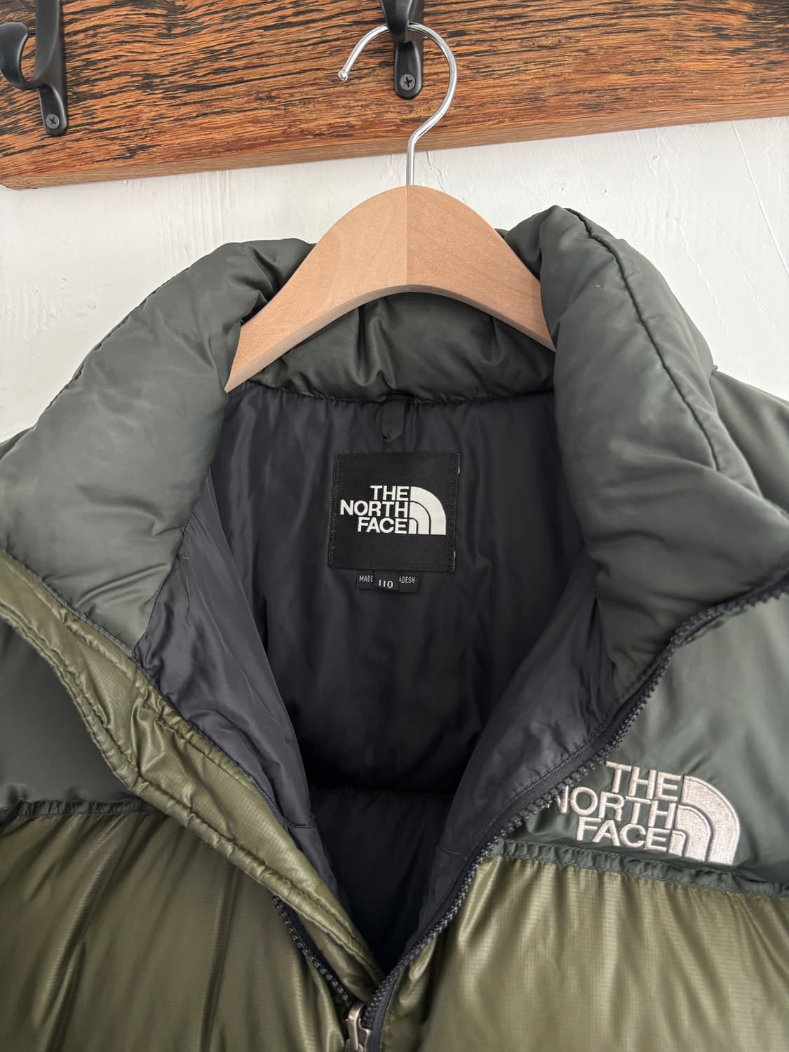 The North Face 노스페이스 카키컬러 눕시 다운자켓 상품이미지5
