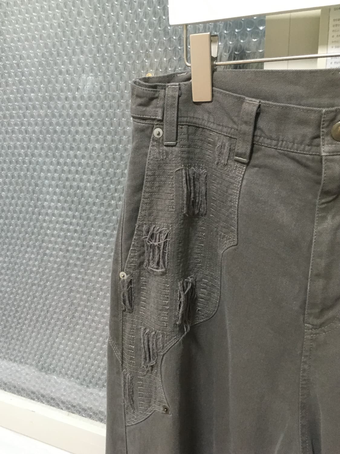 (3) 폴리테루 초판 웨스턴 보로 팬츠 그레이 상품이미지2