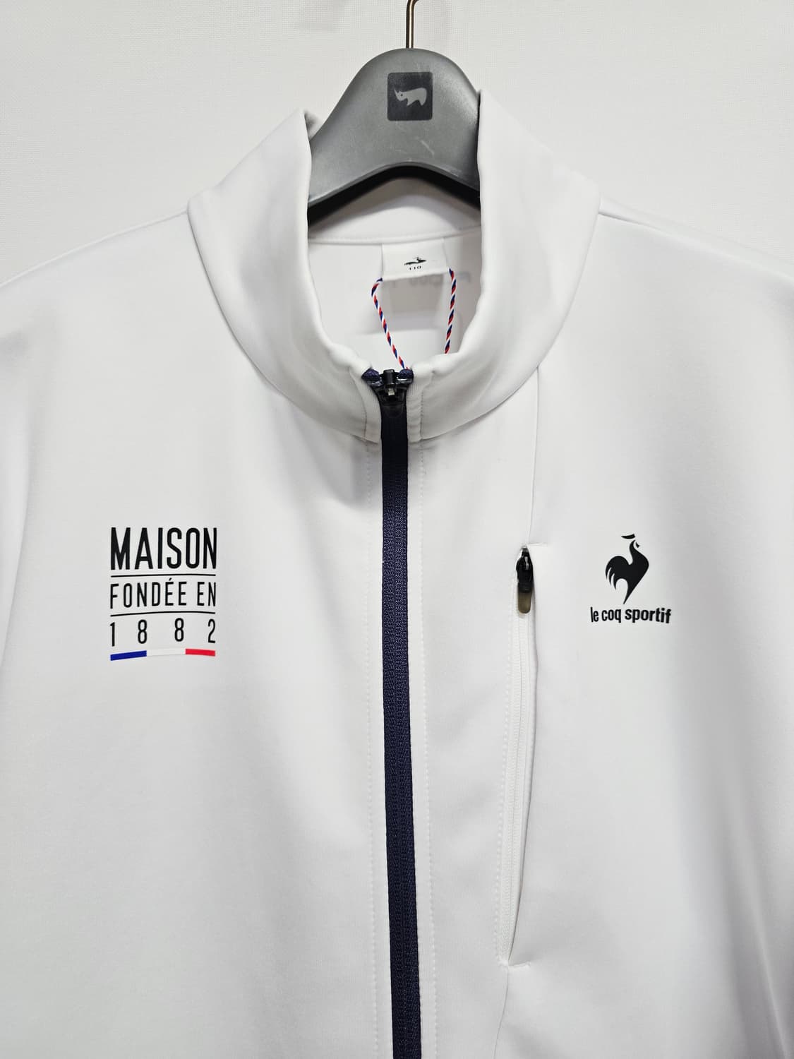 르꼬끄 화이트 스탠넥 트랙탑 자켓 상품이미지2