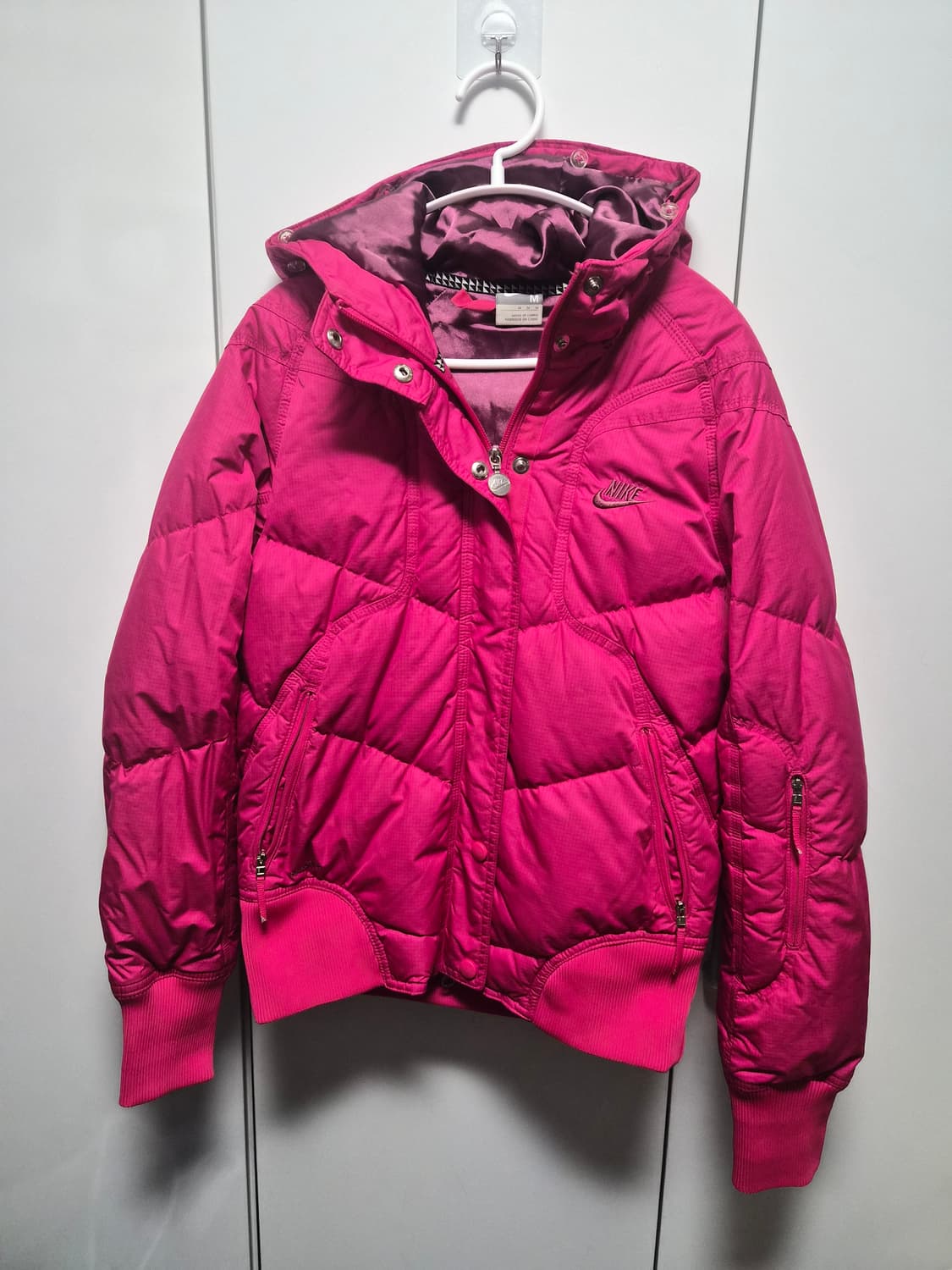 나이키 핑크 덕다운패딩 M 사이즈 상품이미지1