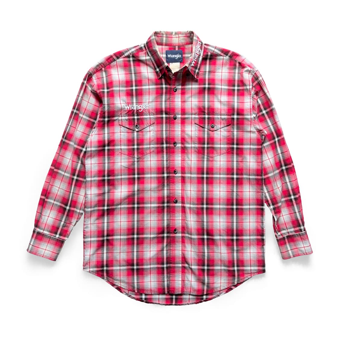 랭글러 Wrangler Logo Check Shirt 상품이미지1