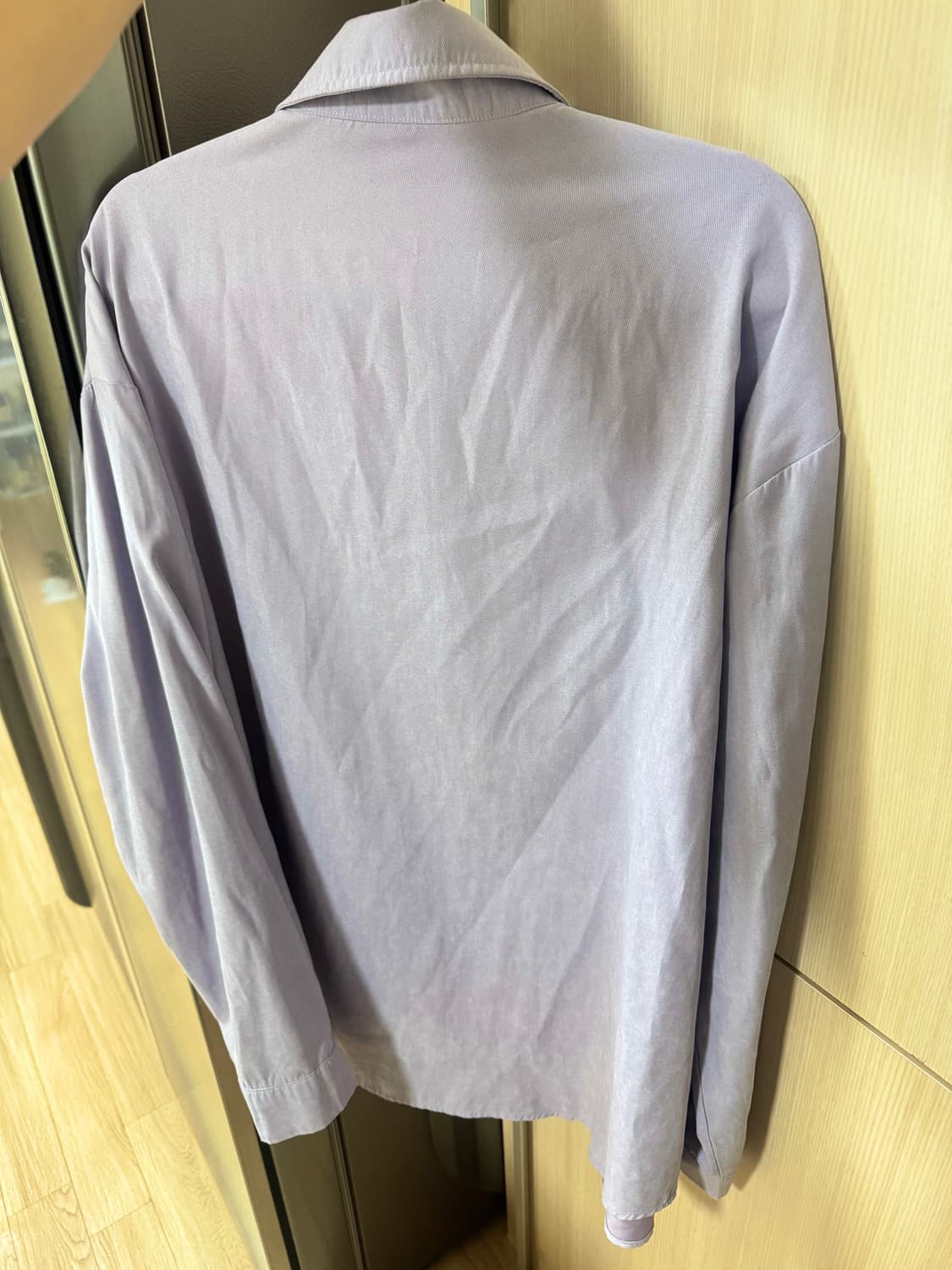 라벤더 소프트 오버핏 셔츠 상품이미지3