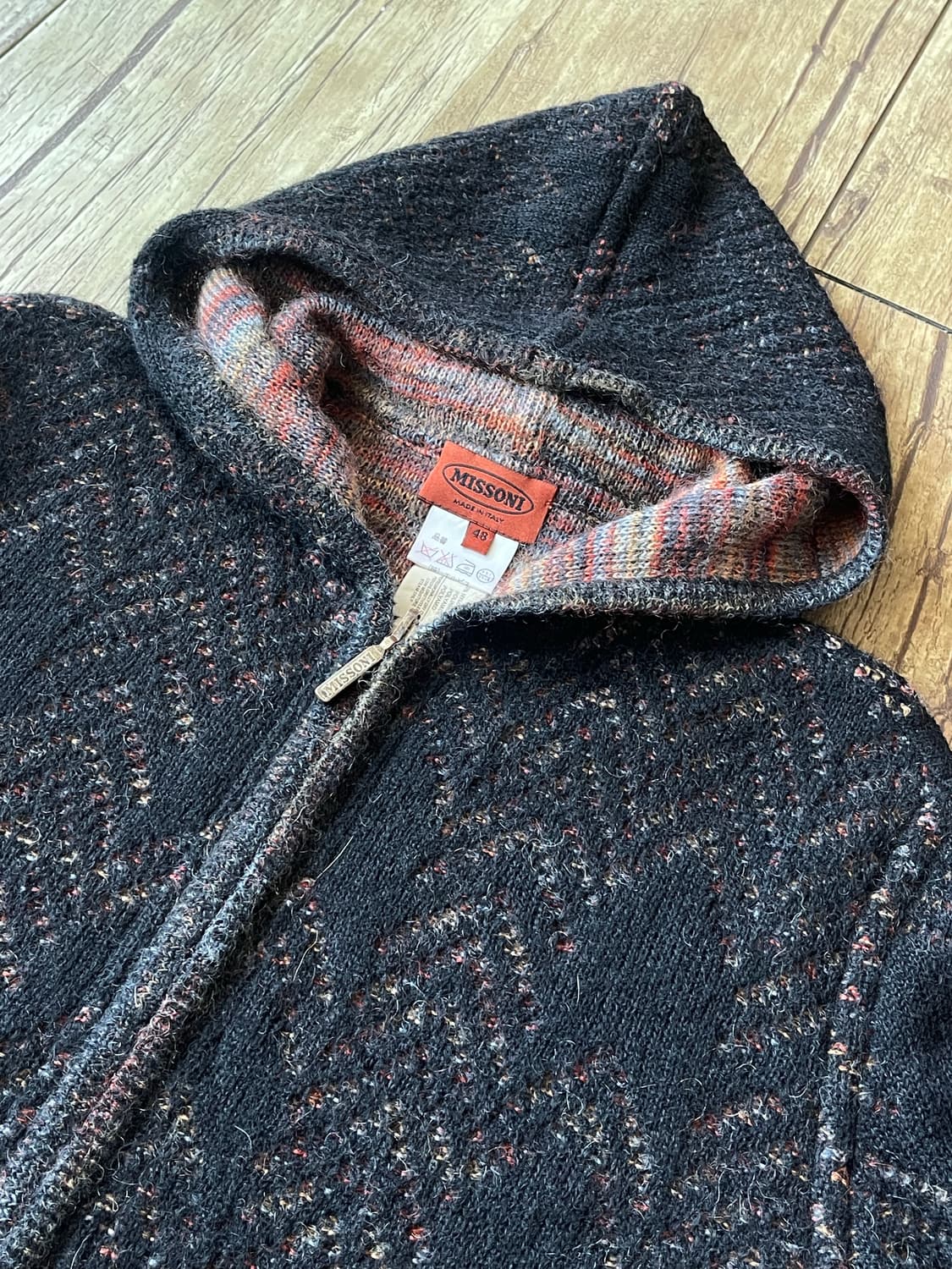 MISSONI Mohair Knit Zip-Up Hoodie 상품이미지2