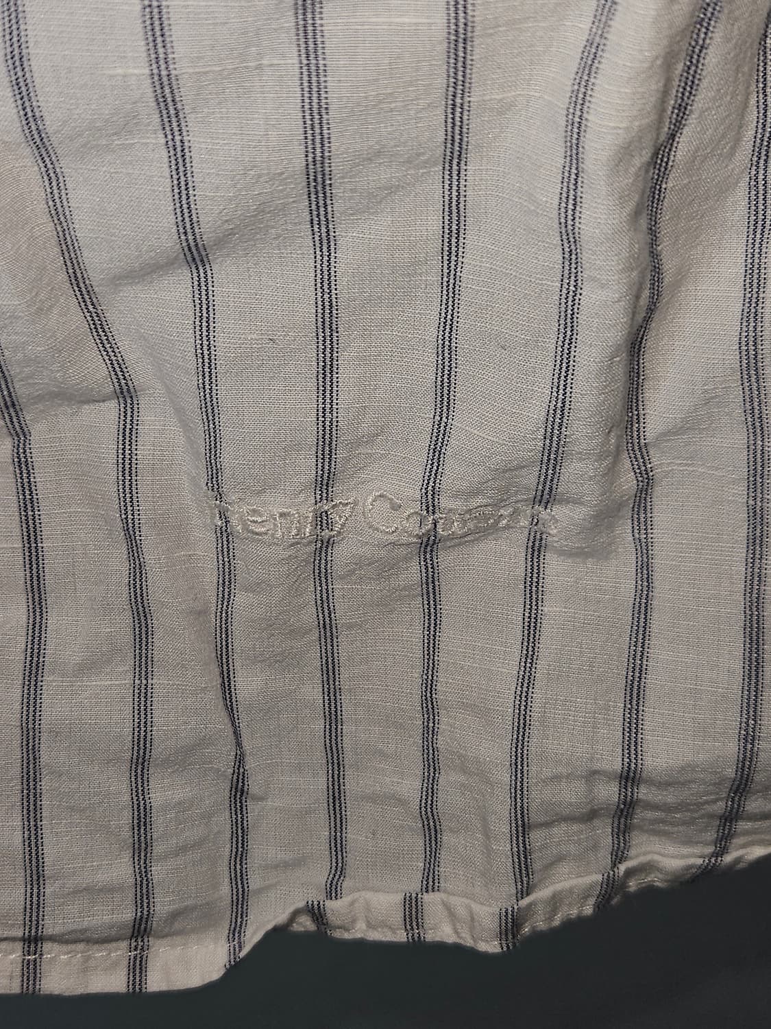 헨리코튼 헨리넥 린넨 마 7부 반팔셔츠 기모노 남성 100 (거의새상품) 상품이미지3