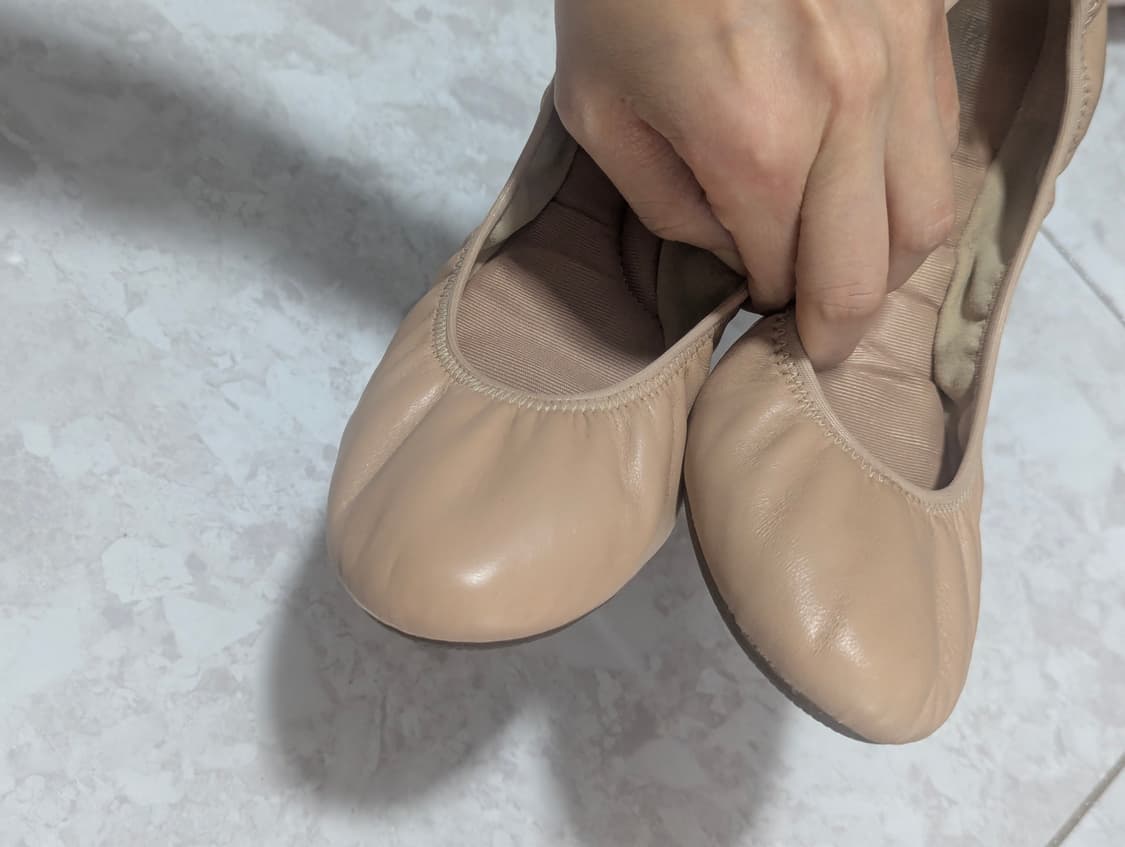 락포트 양가죽 플랫 슈즈 240 새상품 상품이미지7