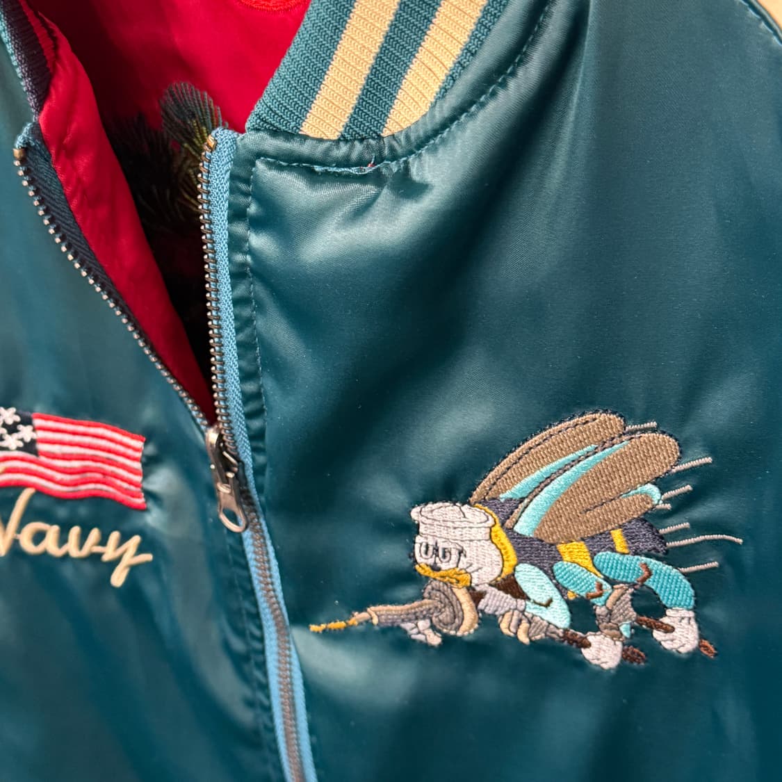 [2XL] 재팬빈티지 리버서블 스카잔 상품이미지3