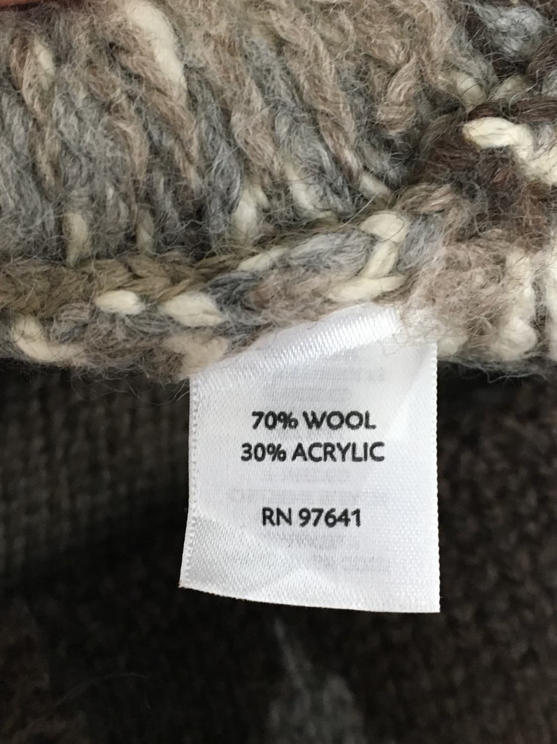 빈티지 노르딕 브라운 가디건 (M size) 상품이미지4