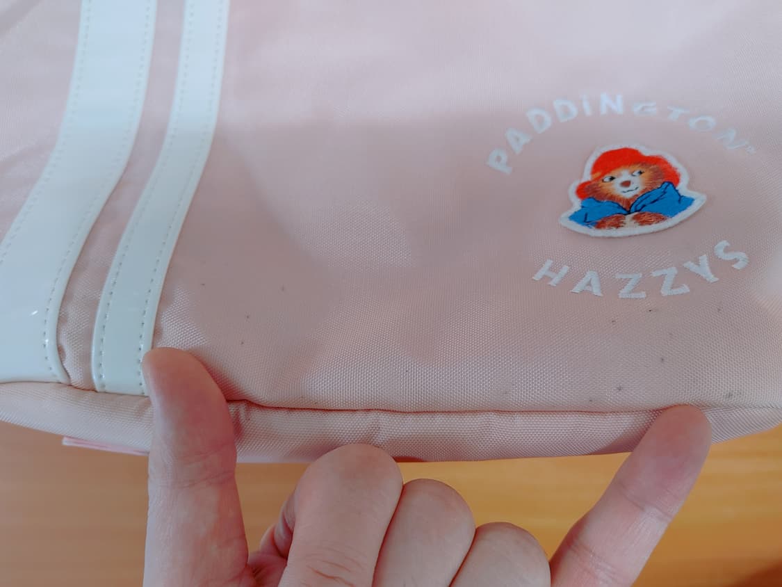 HAZZYS GOLF 헤지스골프 연핑크 나일론 만두(토트)백 상품이미지6