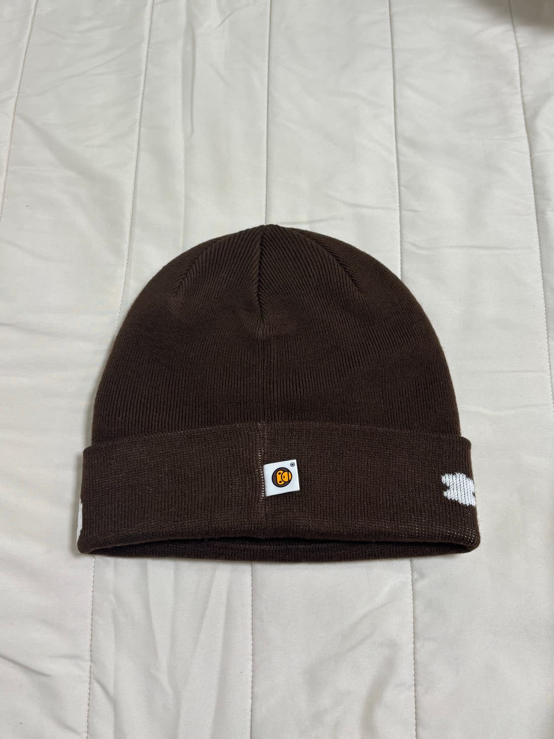 당일배송 베이프 베이비 마일로 비니 브라운 상품이미지2