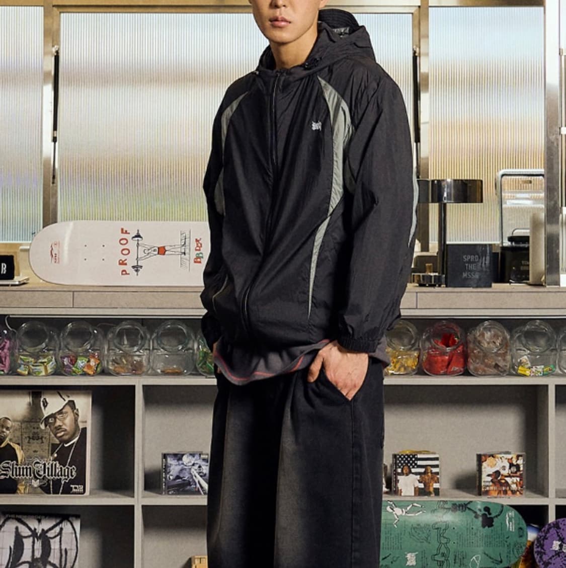 [L size] 브라운브레스 TAG LINE WINDBREAKER 상품이미지2