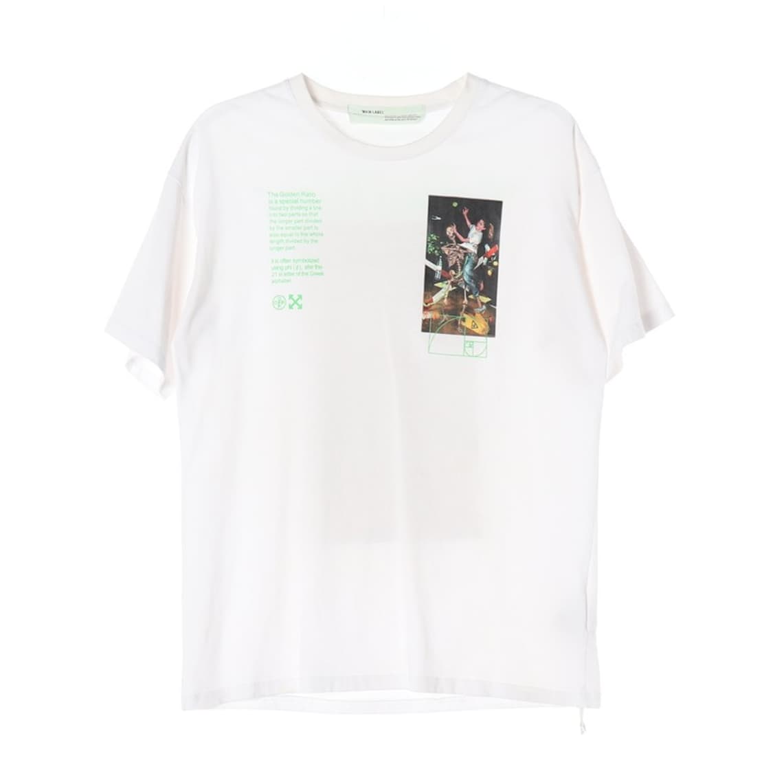 오프화이트 반팔 티 XXL 상품이미지1