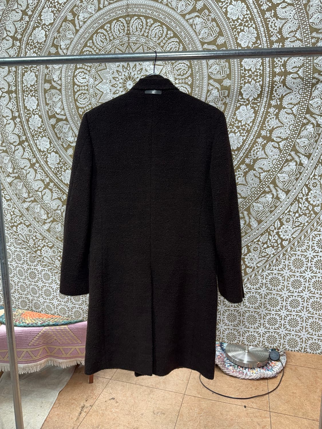 커스텀멜로우 여성 알파카 더블버튼 롱코트  상품이미지5