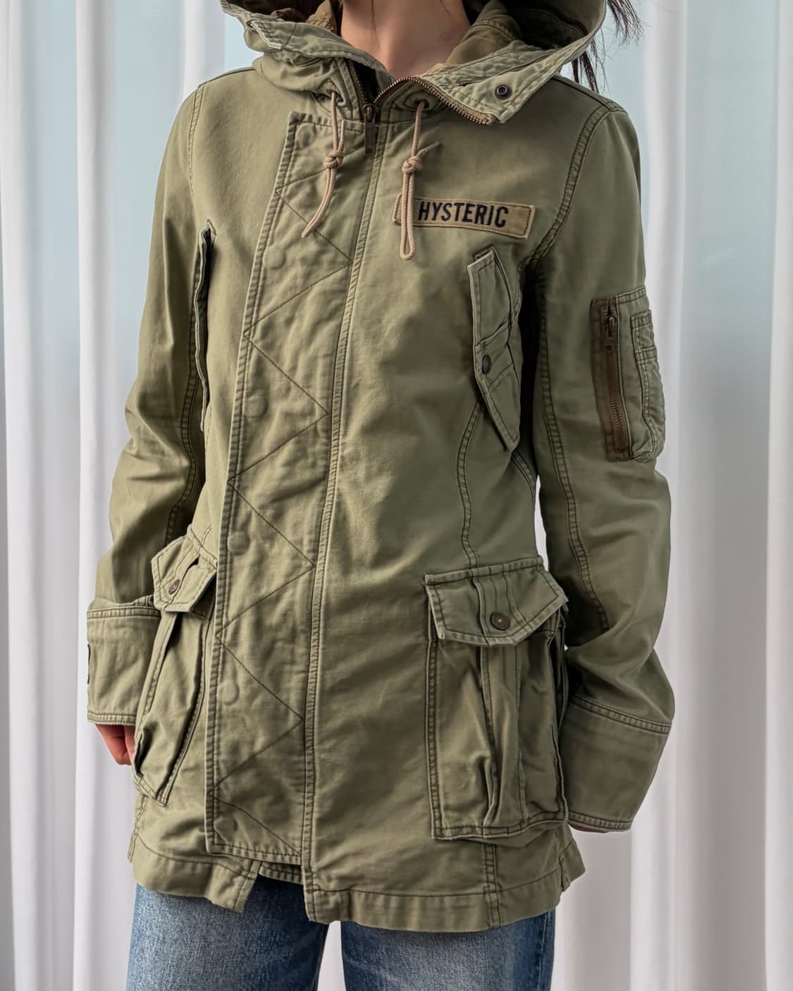 [S]히스테릭 글래머 밀리터리 피쉬테일 파카 상품이미지1
