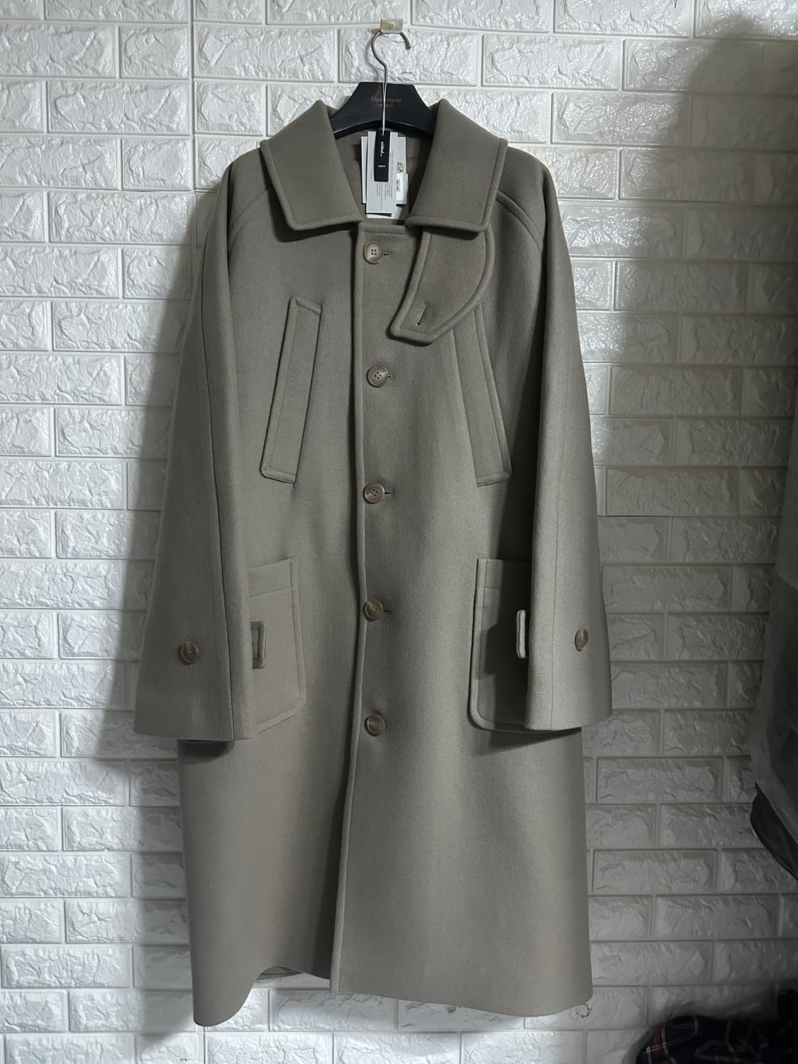 언더마이카 발마칸 코트 베이지 0사이즈 상품이미지4