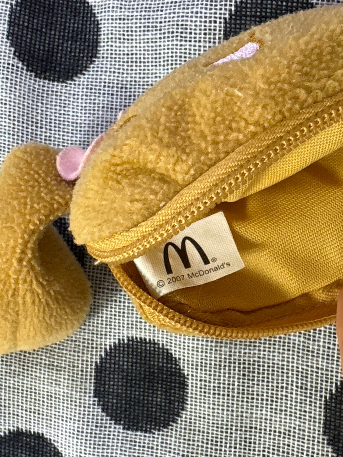 고전 2007 산리오 시나모롤 모카 동전 지갑 인형 키링 빈티지 상품이미지4