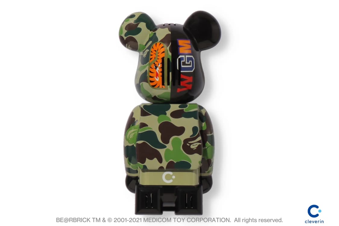BAPE × BE@RBRICK × cleverin 베이프샤크 피규어 상품이미지2