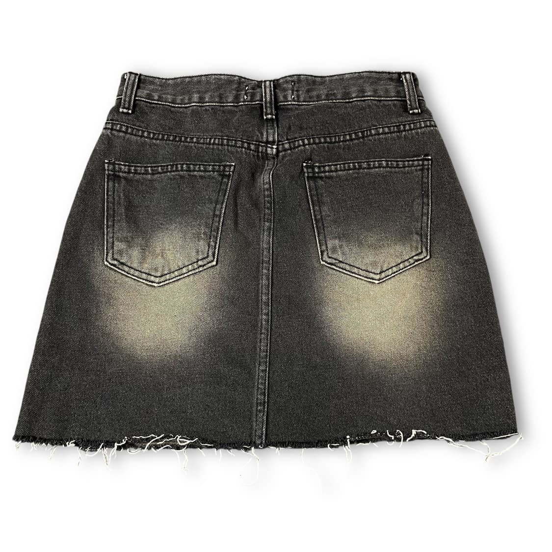 (26) 오즈브릿지 그레이 워싱 데미지 미니 스커트 S 상품이미지2