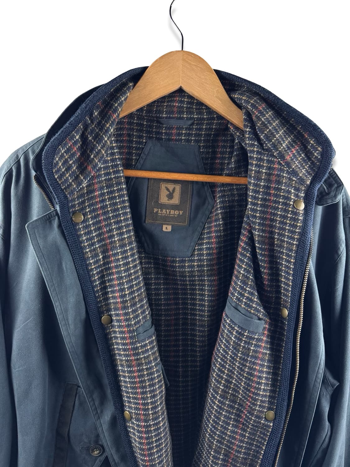 90S 플레이보이 빈티지 블루종 자켓2318 상품이미지3