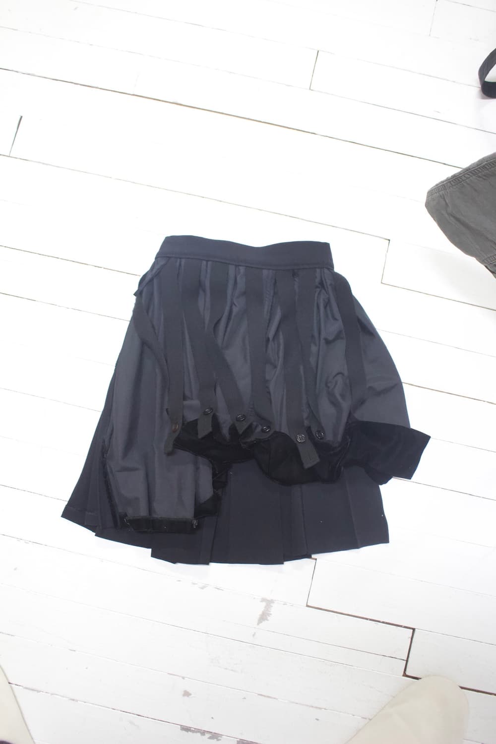 velvet mix wool skirt 상품이미지9