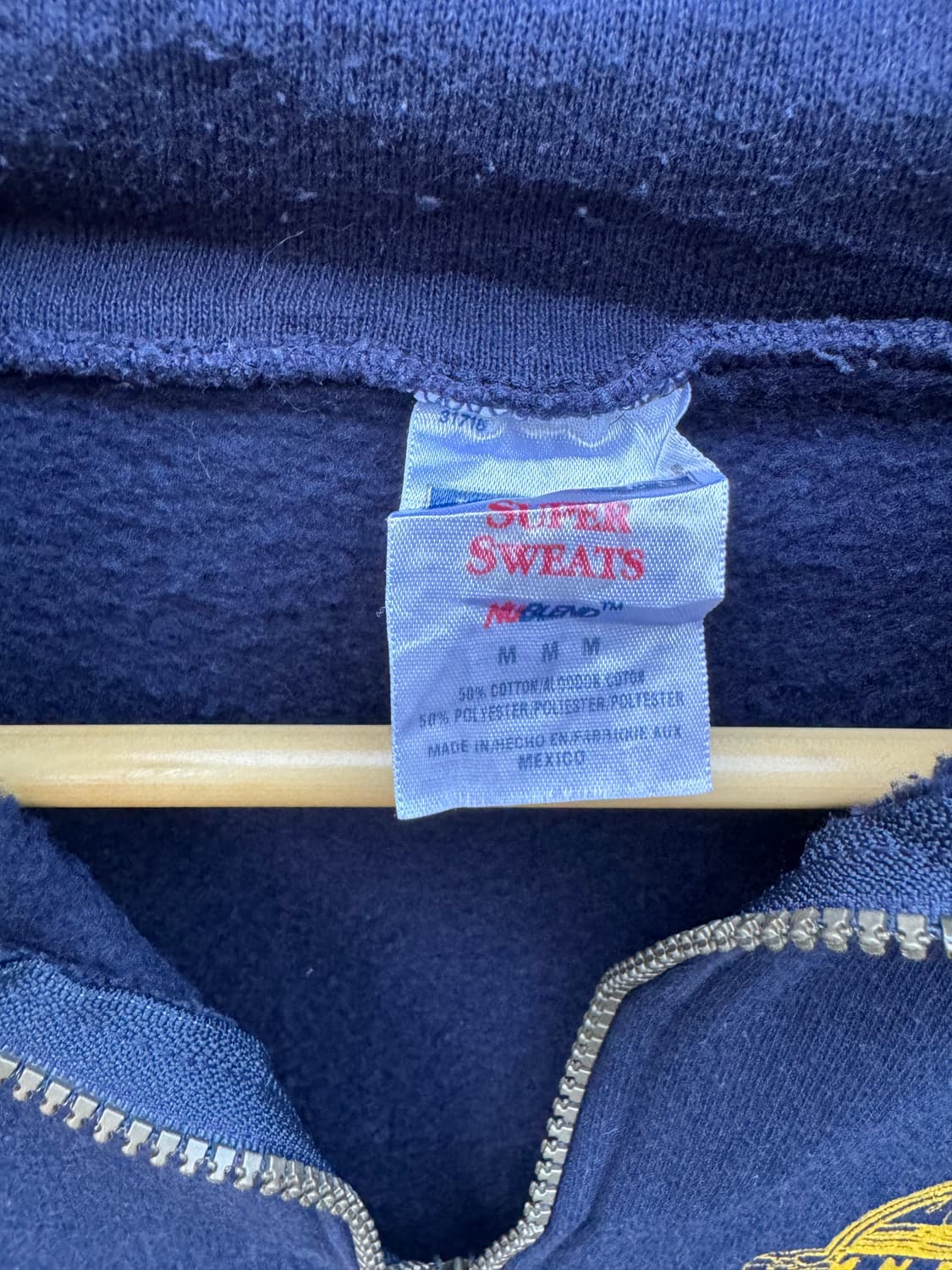 00s 저지스 러셀 하프집업 빈티지 프린팅 웜업 스웻 셔츠 맨투맨 상품이미지4