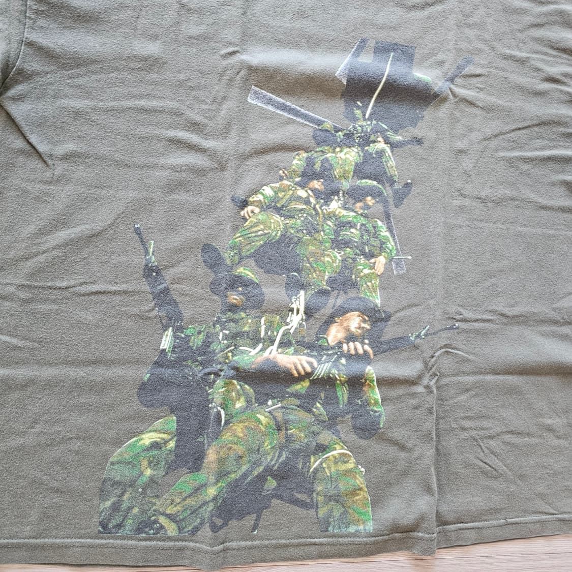 XXL 3XL 110 115 아미 솔져 반팔 티셔츠 Made in USA 상품이미지2