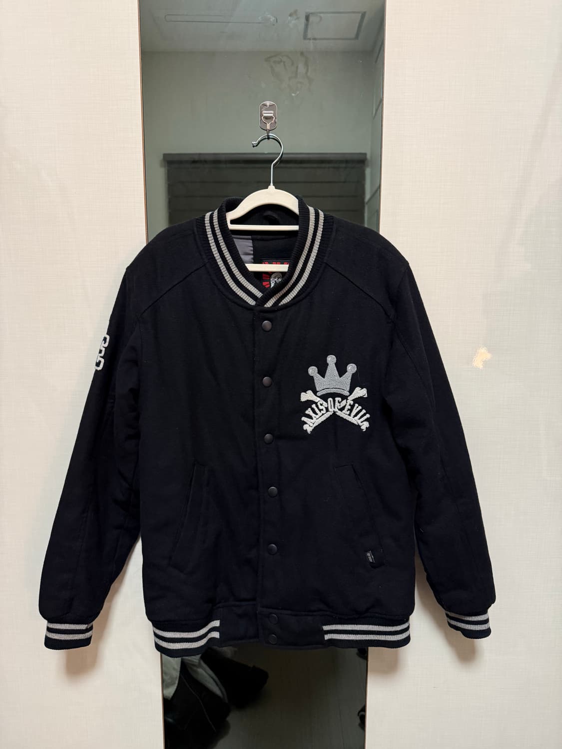 해골 패치 바시티 상품이미지1