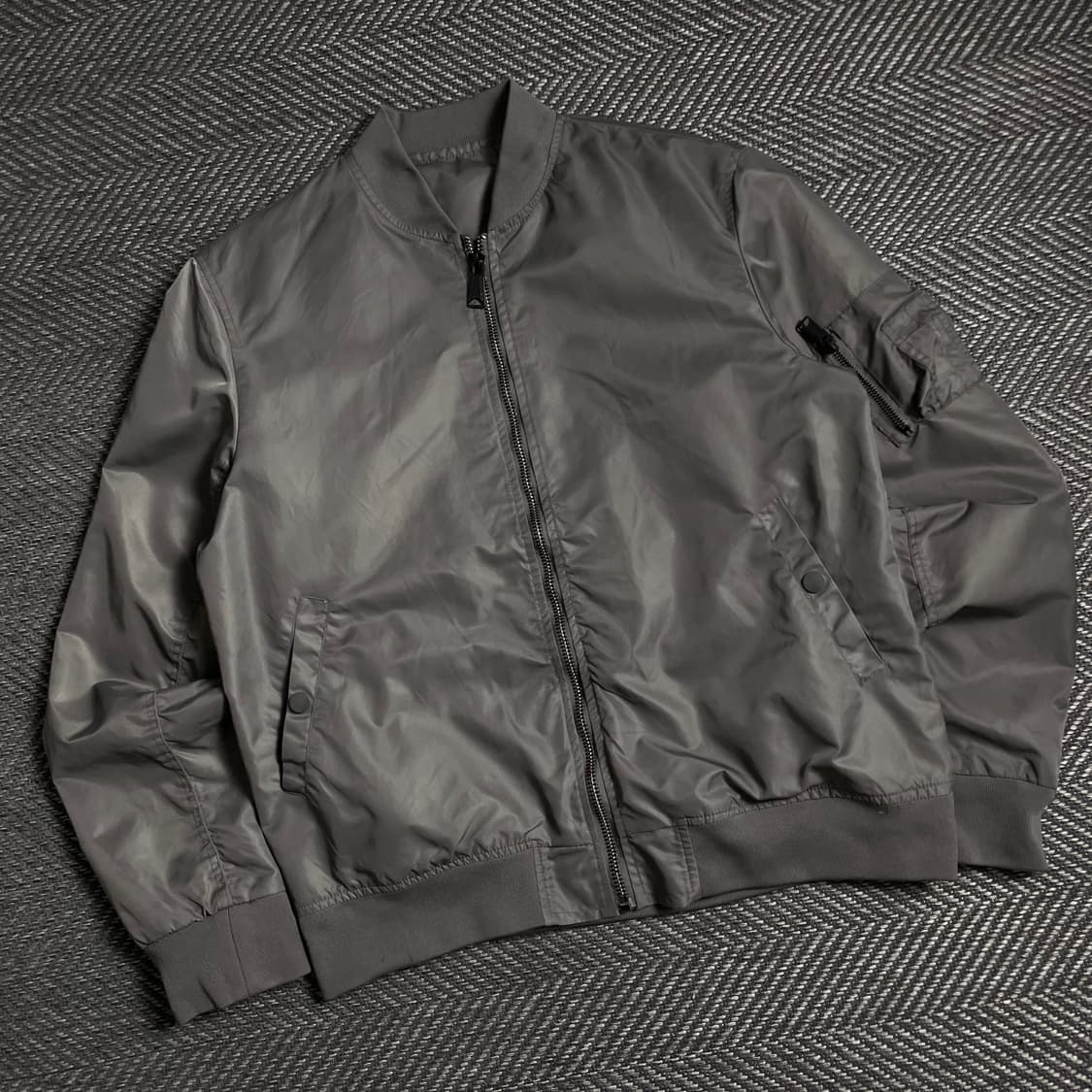 빈티지 나일론 블루종 MA-1 항공 점퍼y 4851 상품이미지1