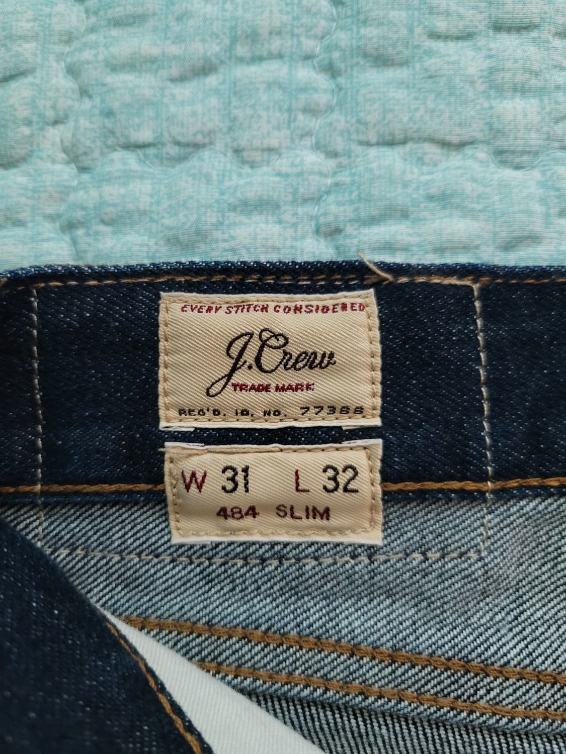 제이크루 J CREW 484 스트래치슬림 쿠라보 인디고진 탭31 실32 상품이미지4