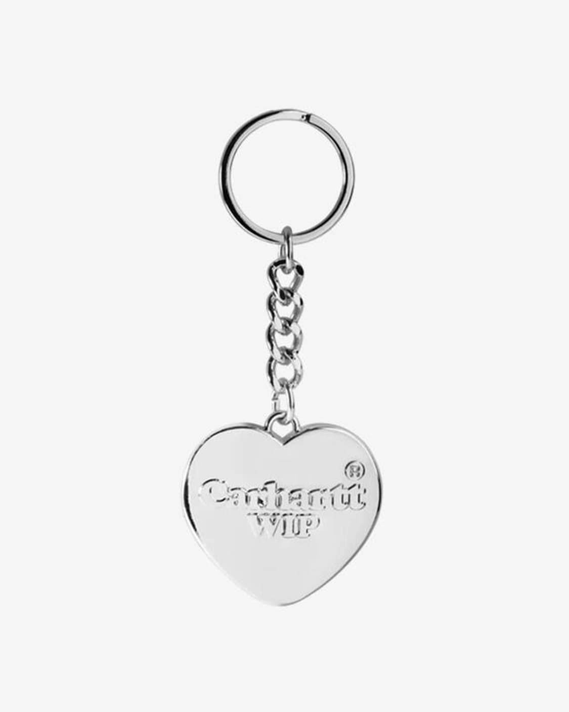 칼하트WIP 하트 키체인 HEART KEYCHAIN (Silver) 상품이미지3