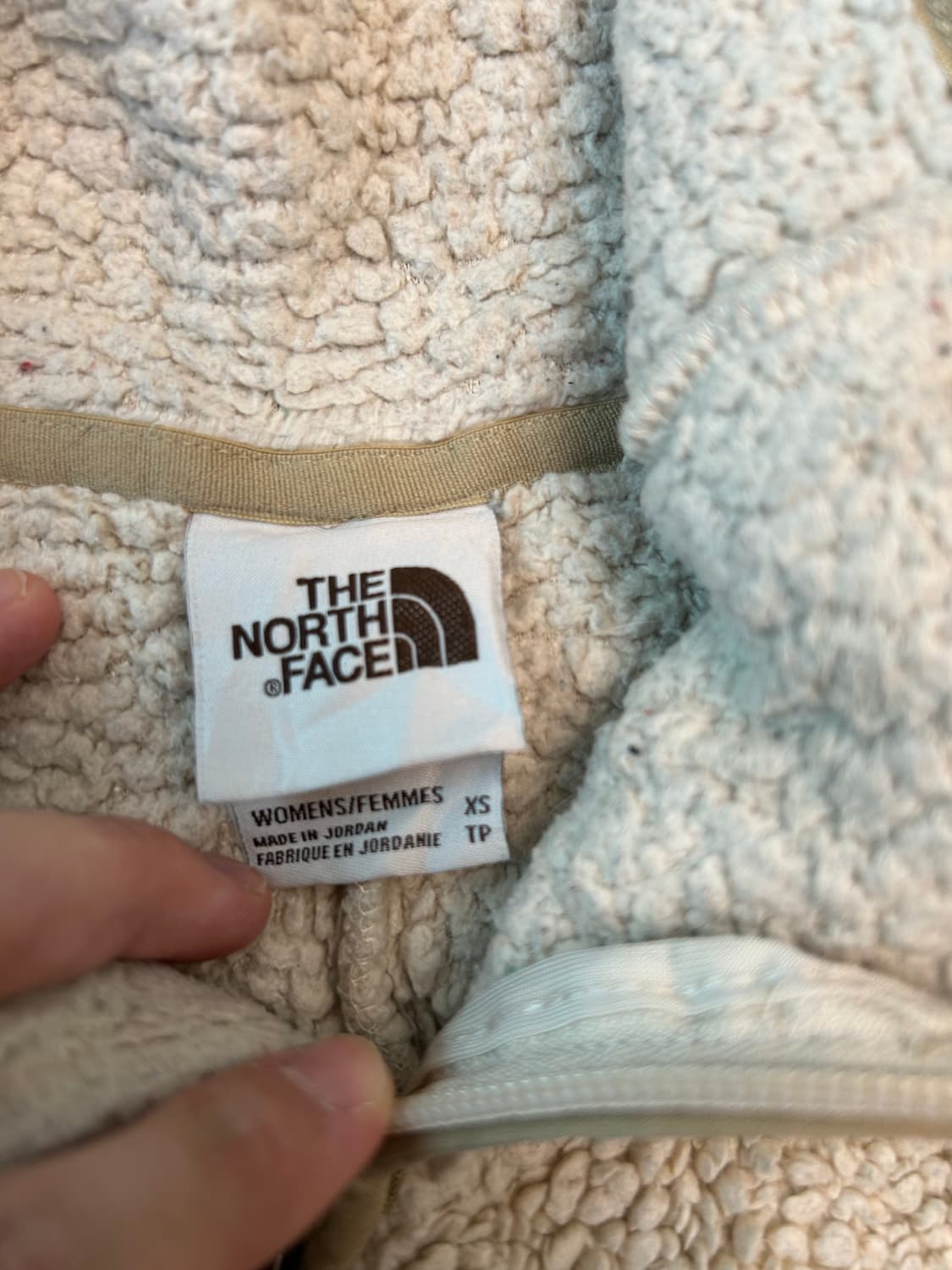 노스페이스 플리스 크림 컬러 상품이미지5