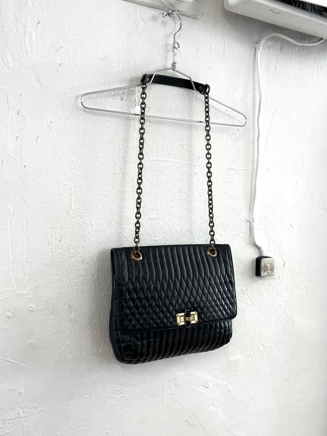 랑방 체인 레더백 상품이미지4