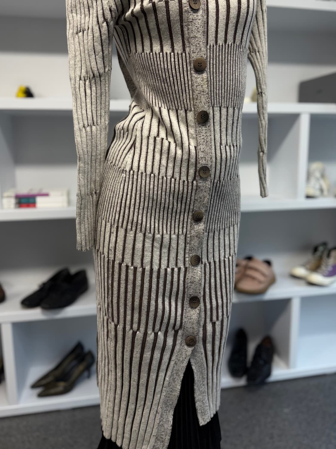 빈티지 비대칭 원피스 상품이미지3