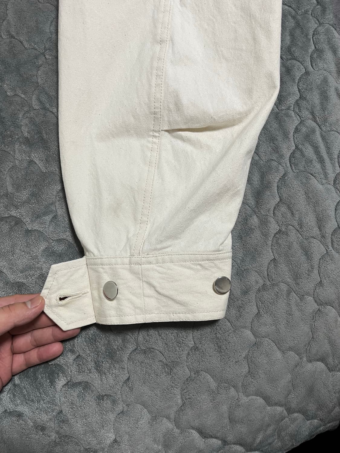 [OS] ISSUE THINGS 이슈띵스 Type 01 워크자켓 크림 상품이미지6