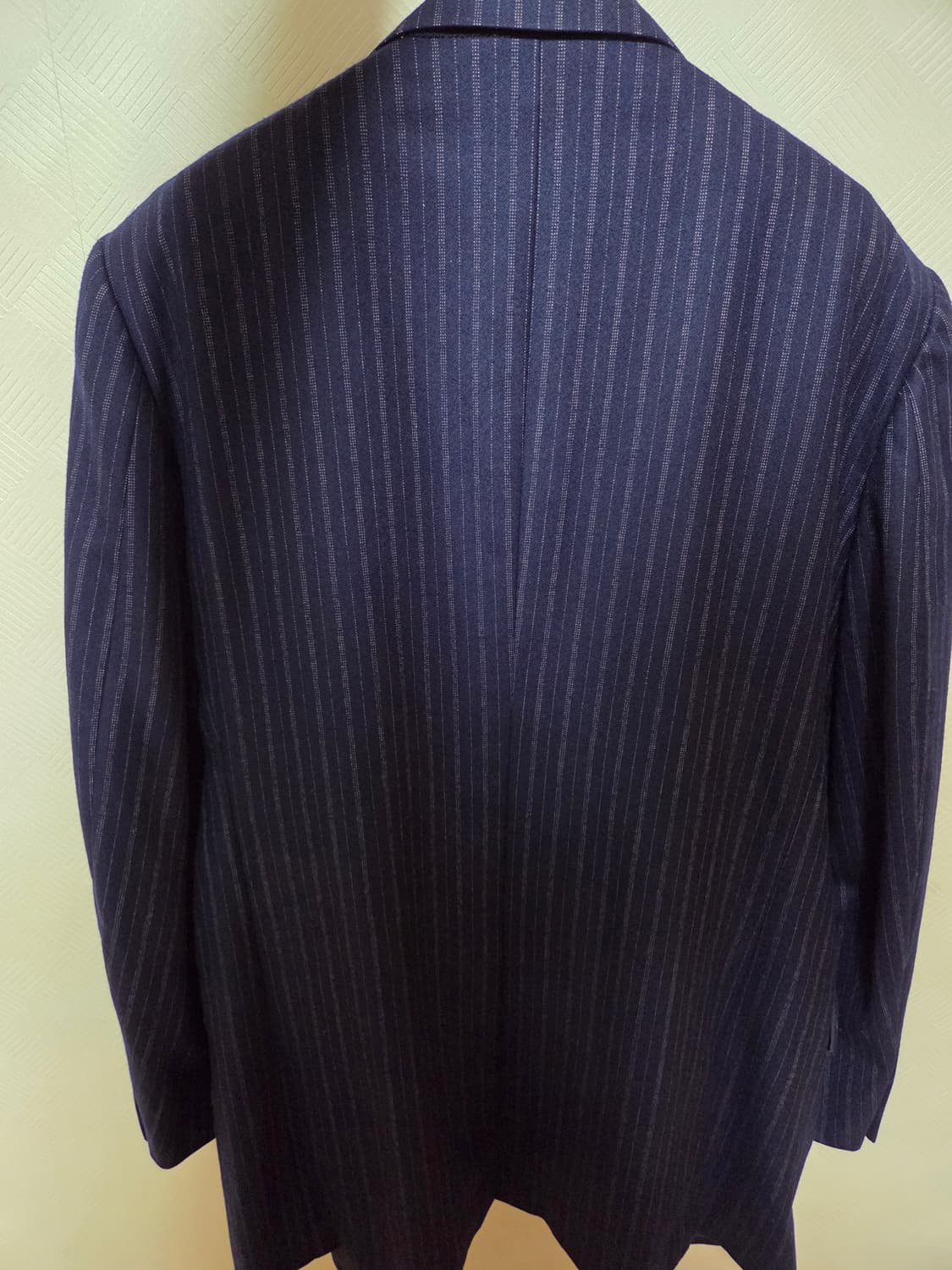 [107]Trojan Deluxe 울100 네이비스트라이프 블레이저 맞춤 상품이미지10