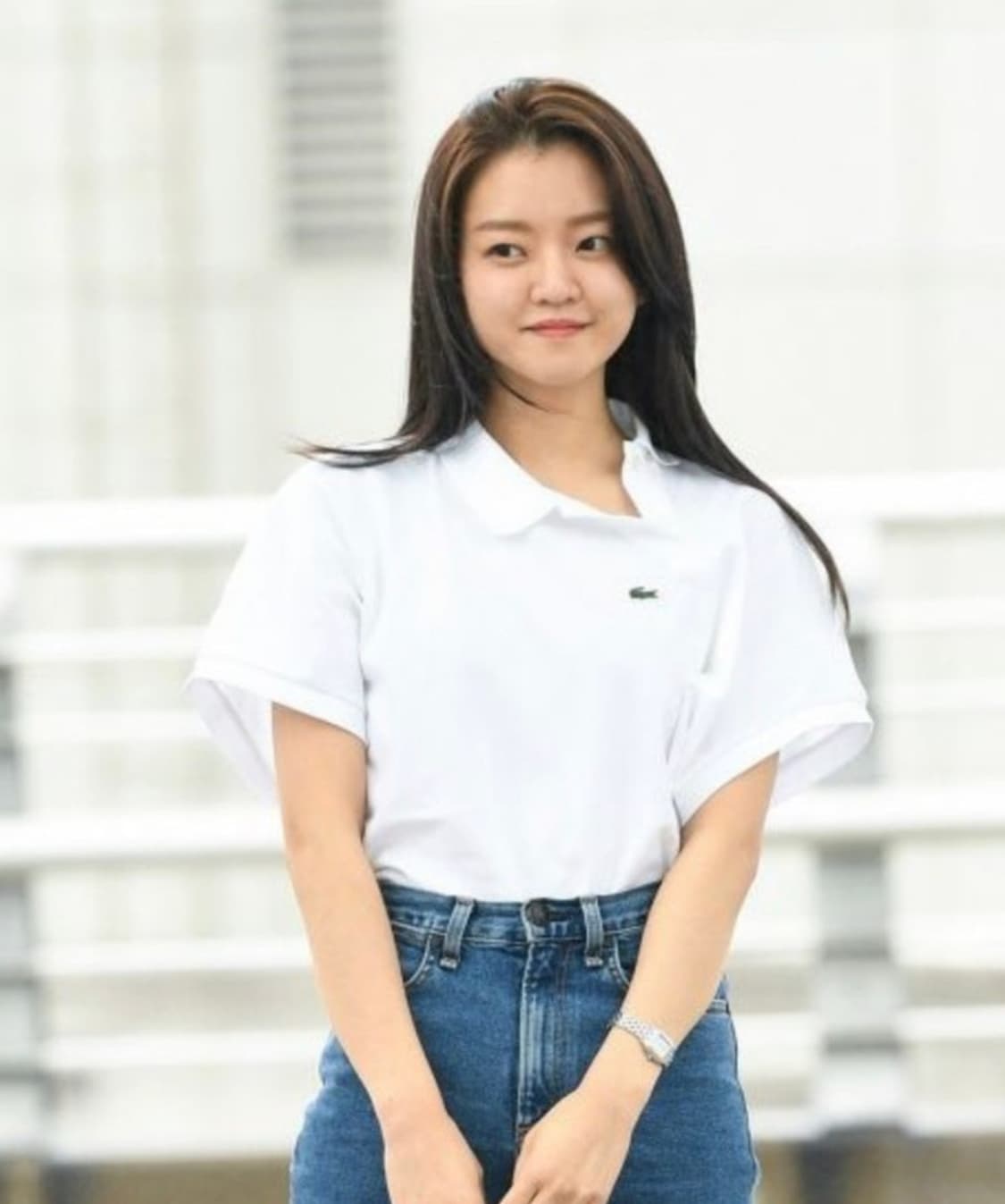 [36] 라코스테 사선 반팔 카라티 피케티 네이비 상품이미지2