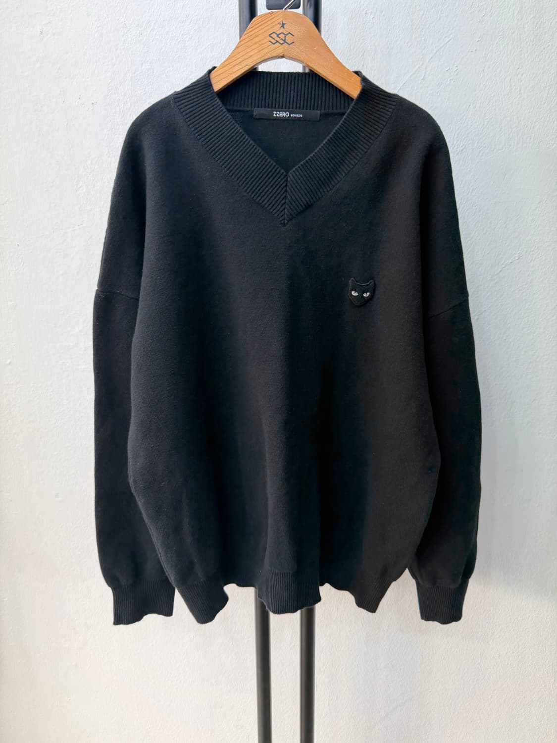 정품) 송지오옴므 지제로 22ss 오버핏 캐시미어 니트 맨투맨 95 상품이미지1