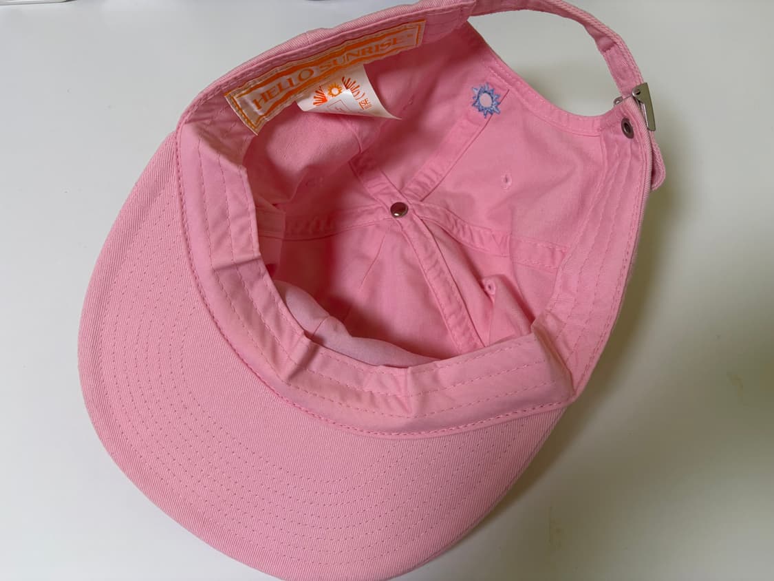 헬로선라이즈 모자 캡 핑크 상품이미지2