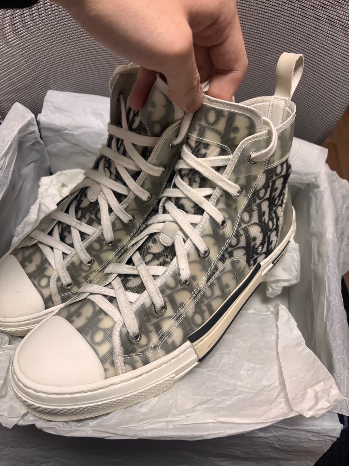 디올 b23 오블리크 하이탑 스니커즈 43 280 상품이미지1