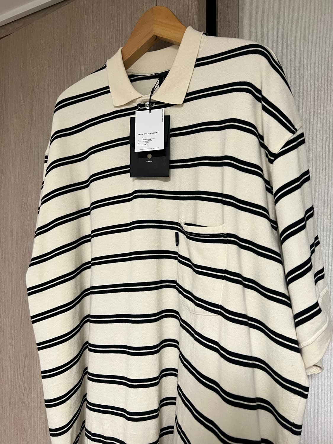 새상품,3사이즈) 25ss 모이프 WIDE POLO H/S SHIRT 상품이미지1