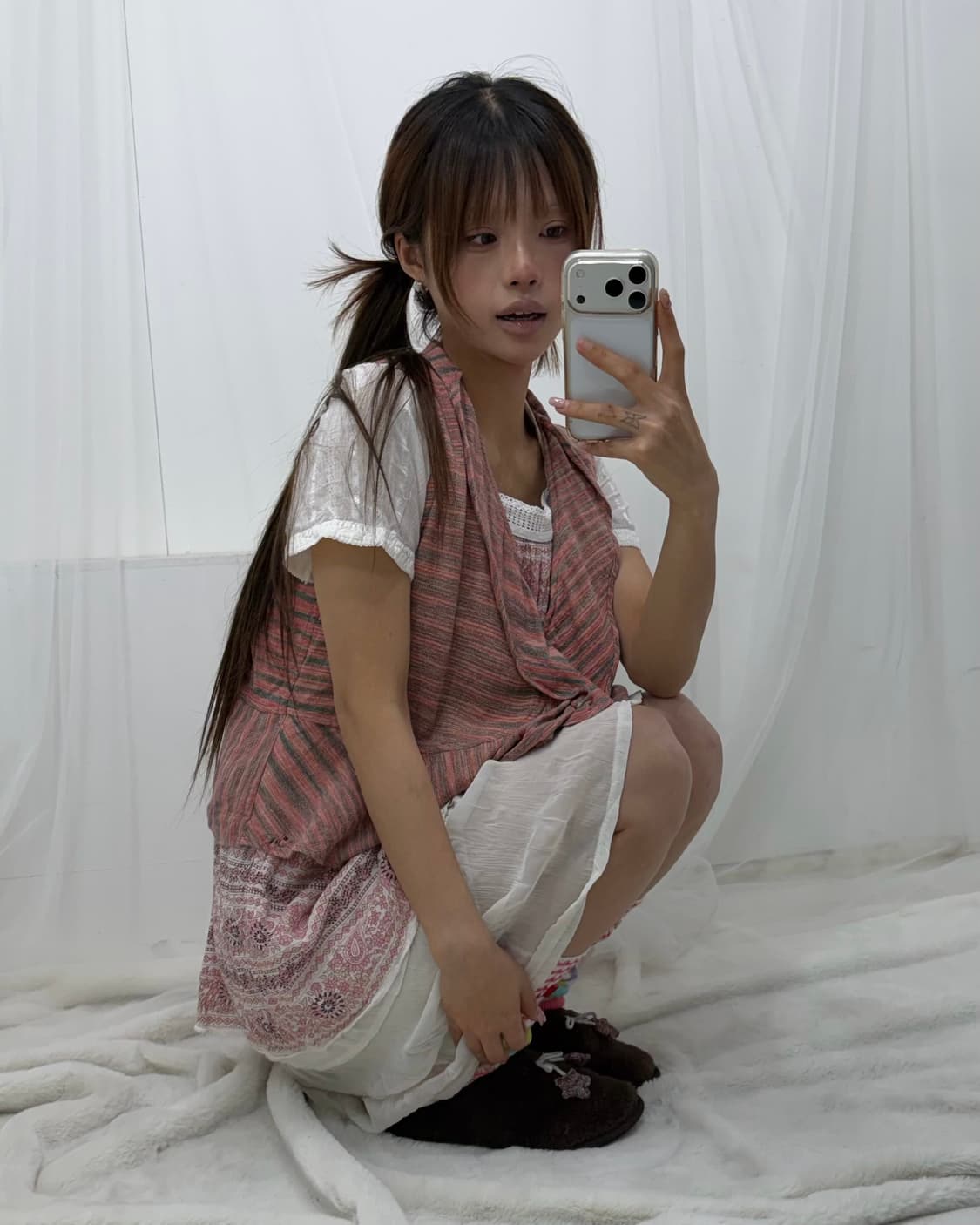 ˚꩜｡하구미 에스닉 레이어드 코디 세트˚꩜｡ 상품이미지3