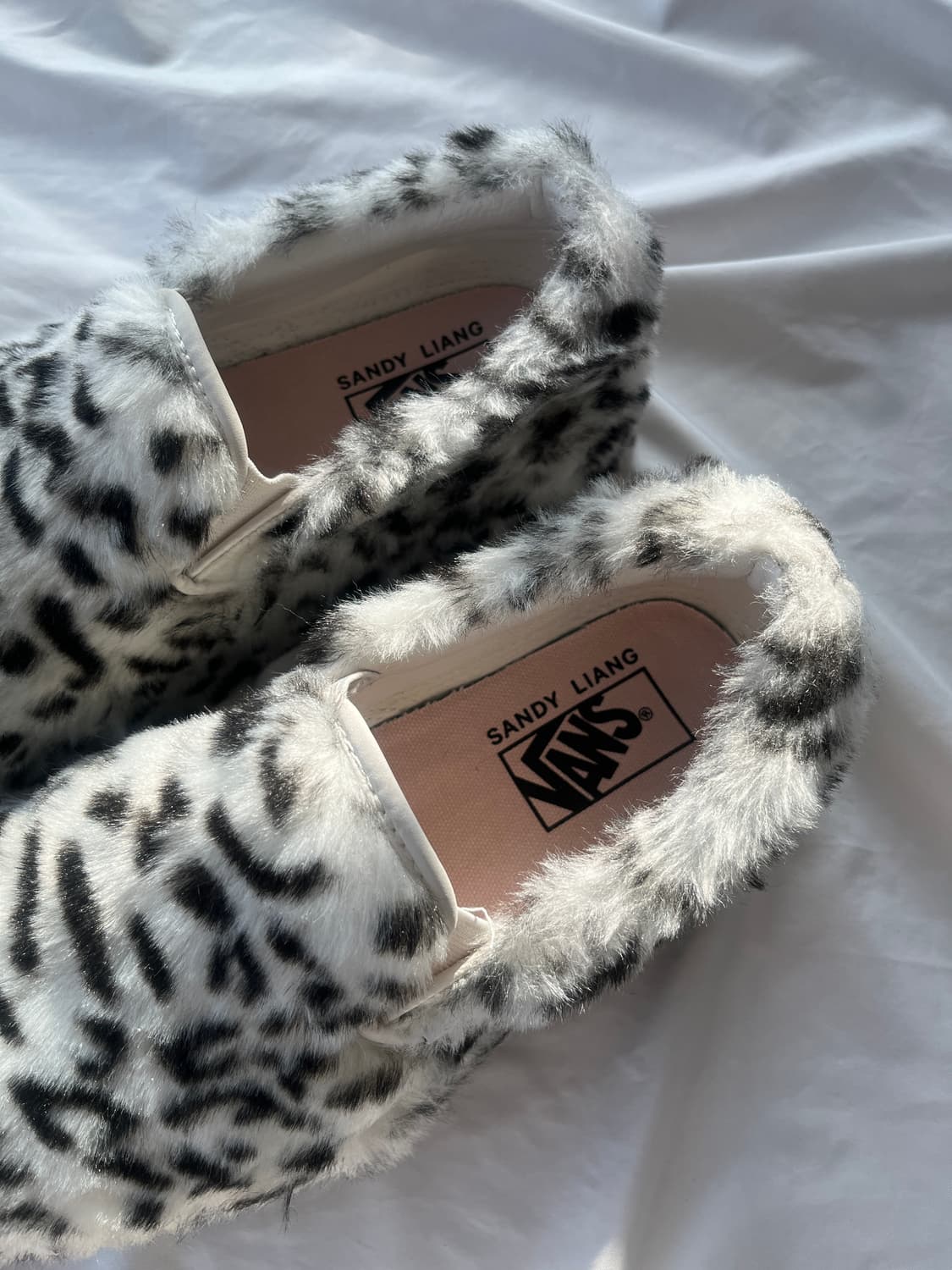 Sandy Liang X Vans 샌디리앙 반스 레오파드 퍼 슬립온 상품이미지6