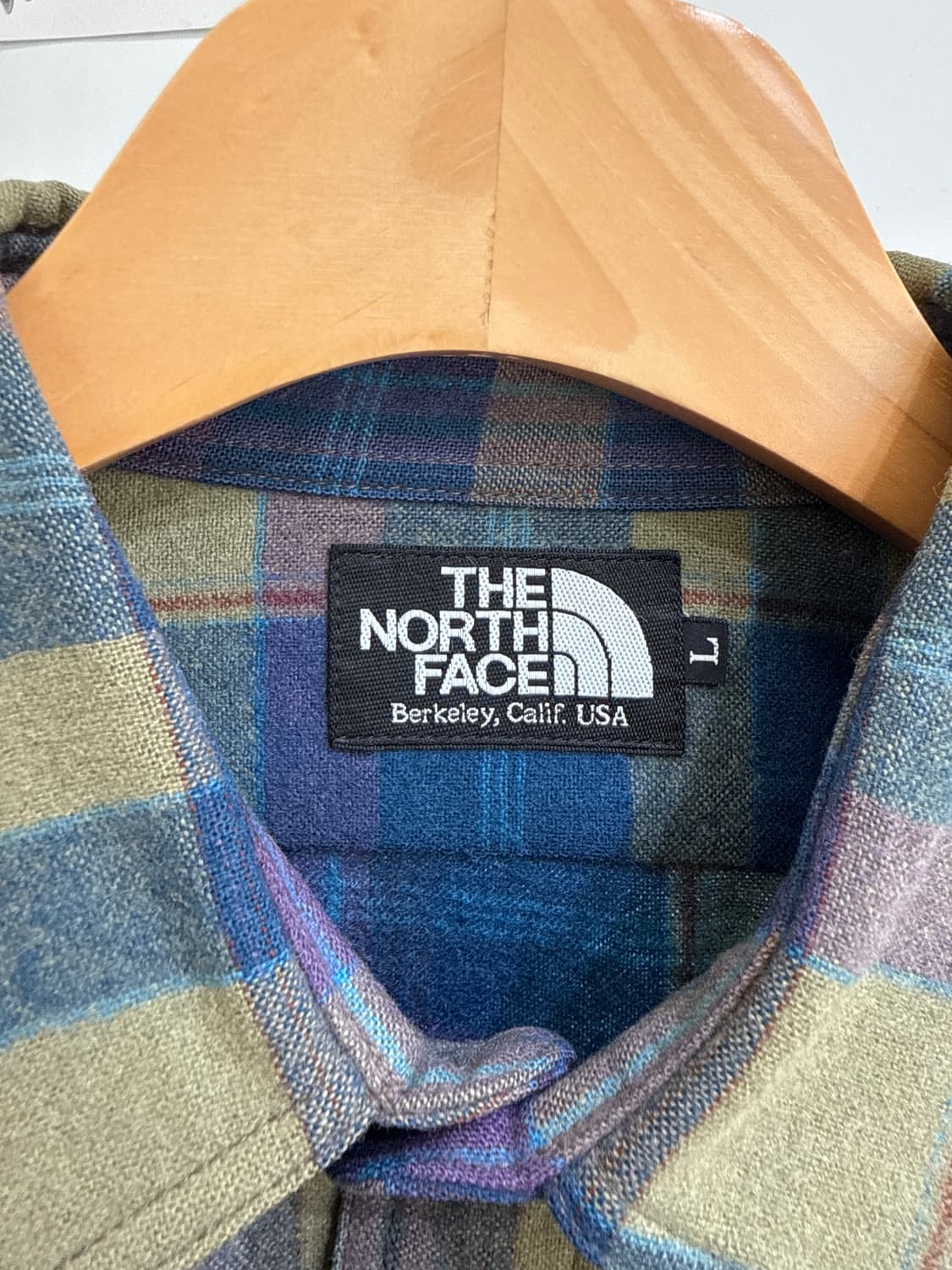 THE NORTH FACE (Made in Japan) 울 체크 셔츠 상품이미지6