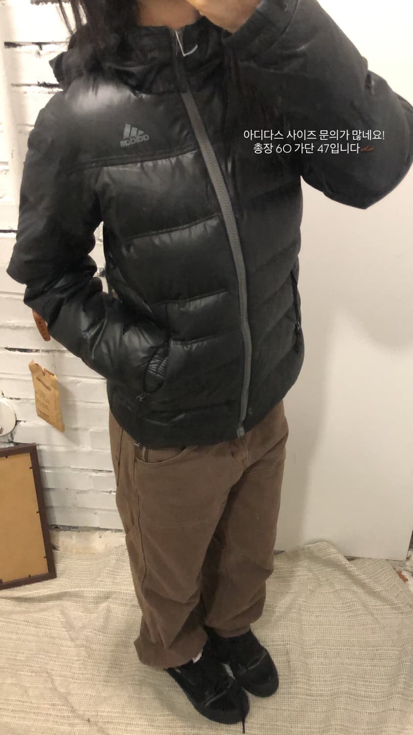 아디다스 후드 패딩 상품이미지4