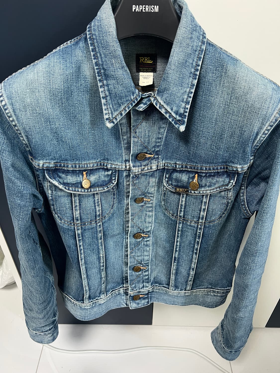 택포35) RRL 더블알엘 Lot.271 리랜드 트러커 데님자켓 S 상품이미지2